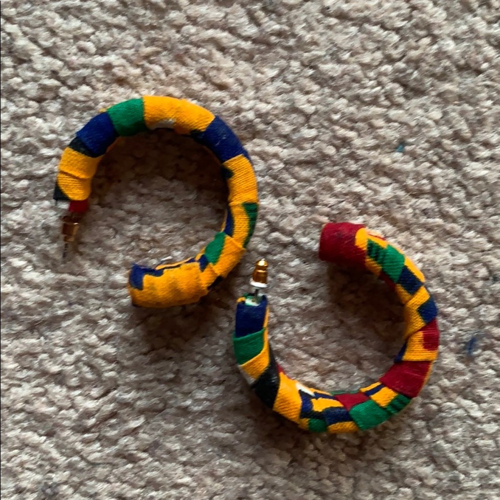 Ankara earrings